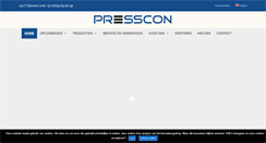 Desktop Screenshot of presscon.nl